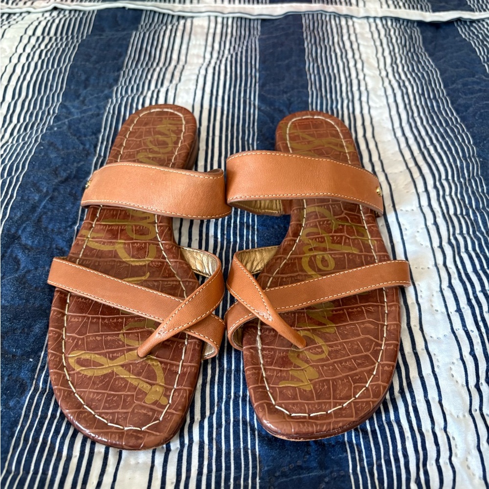 Sam Edelman Tan Leather Sandals